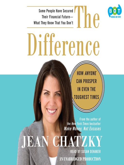 Title details for The Difference by Jean Chatzky - Wait list